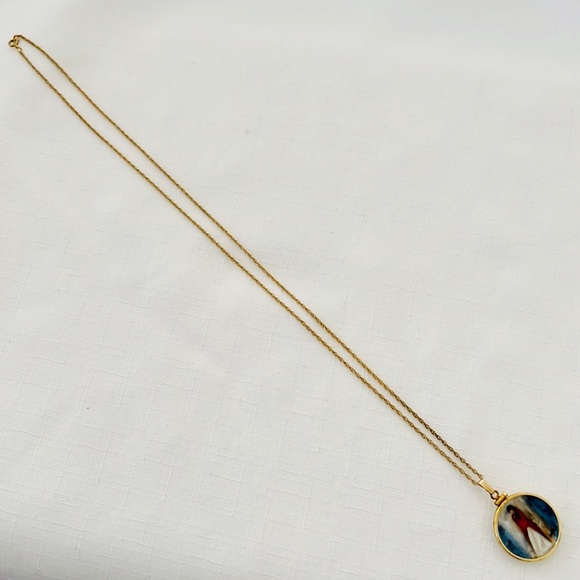 Necklace~De Grazia~Artist / Numbered & Signed / MiniatureโNavajo Madonnaโ/ H.P. - Picture 4 of 11